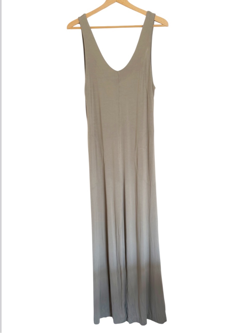 Free People Beach Olive Green Wide Leg Casual Lagenlook Jumpsuit size X